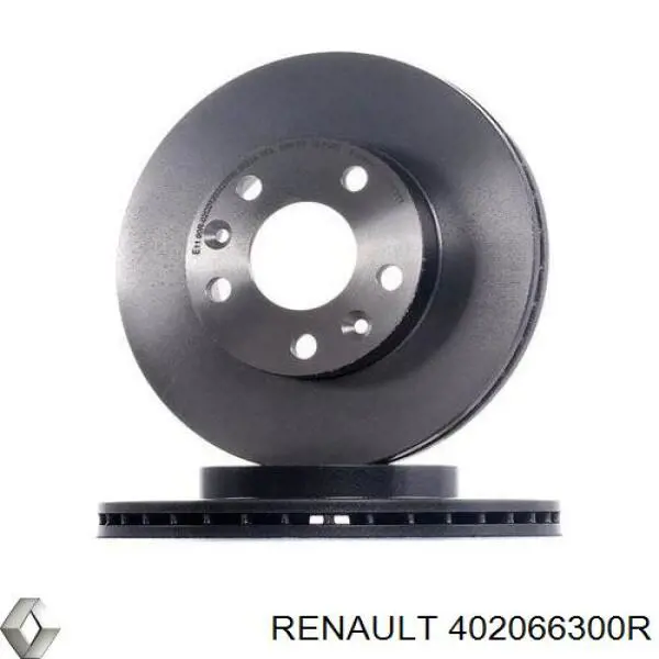 402066300R Renault (RVI) Disco do freio dianteiro