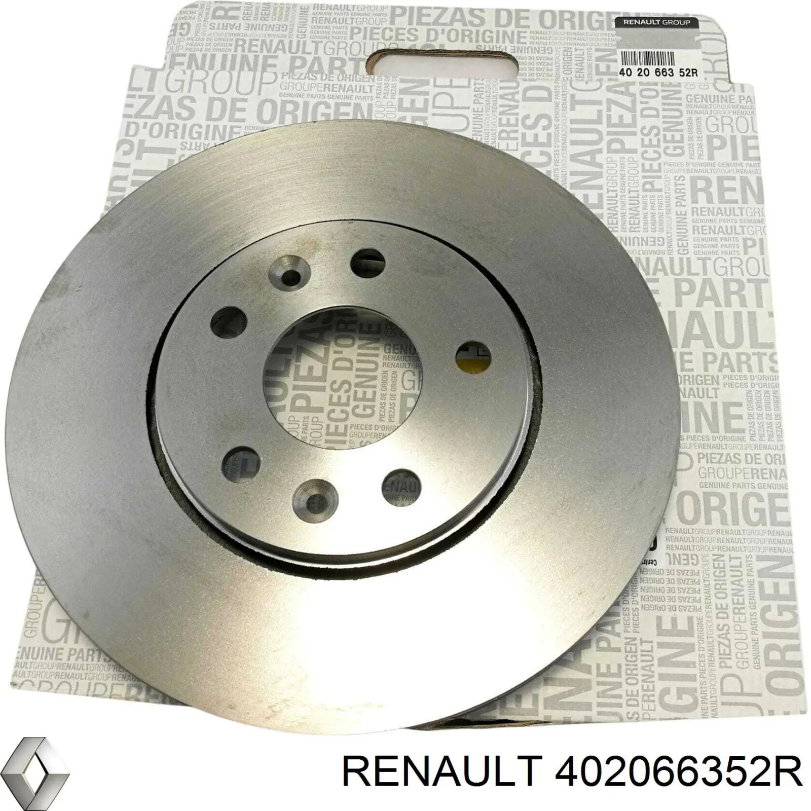 Compre 402066352R Renault (RVI) Disco do freio dianteiro