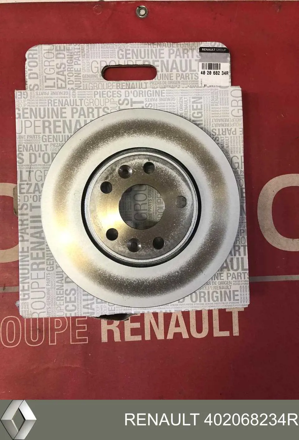 Compre 402068234R Renault (RVI) Disco do freio dianteiro