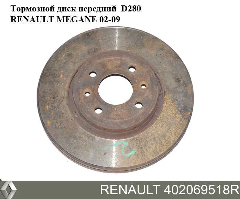 Compre 402069518R Renault (RVI) Disco do freio dianteiro