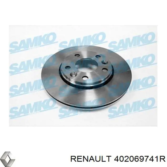Compre 402069741R Renault (RVI) Disco do freio dianteiro