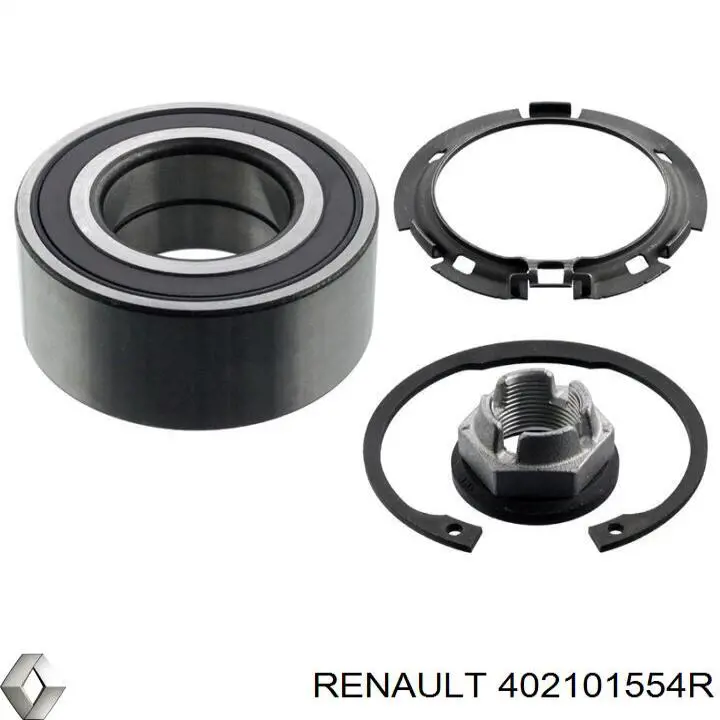 402101554R Renault (RVI) Rolamento de cubo dianteiro