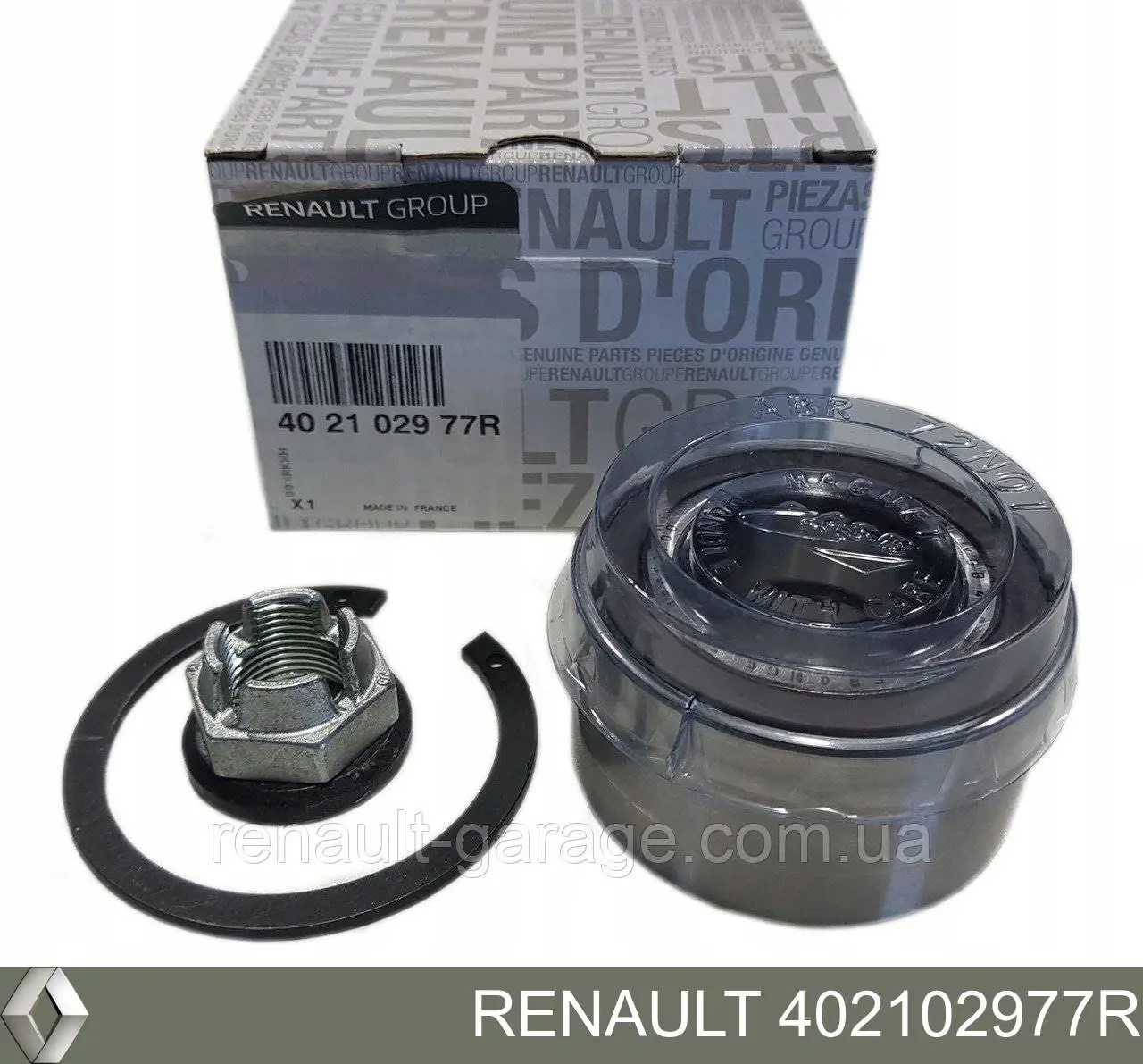 402102977R Renault (RVI) Rolamento de cubo dianteiro