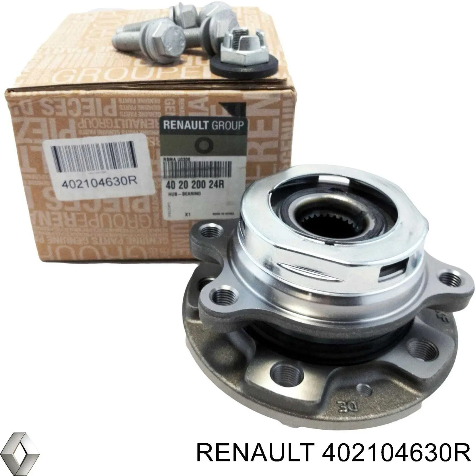 402104630R Renault (RVI) Cubo dianteiro