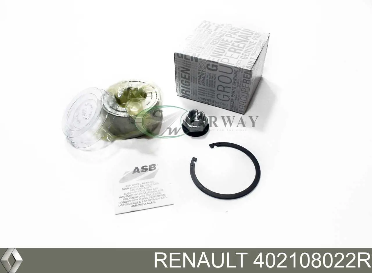 402108022R Renault (RVI) Rolamento de cubo dianteiro