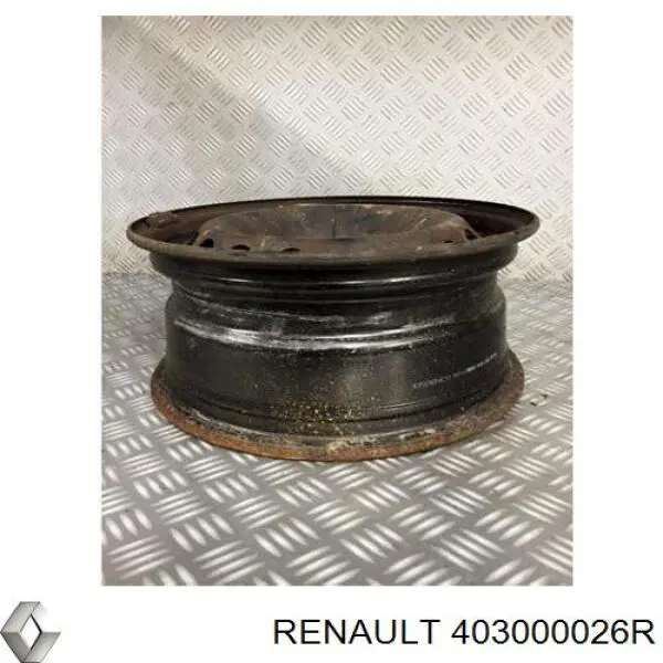 Discos de roda de aço (estampados) Renault (RVI) 403000026R preço, a partir de 95,39 USD