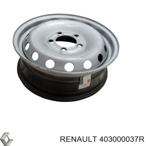 403000037R Renault (RVI) Discos de roda de aço (estampados)