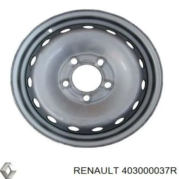 Discos de roda de aço (estampados) Renault (RVI) 403000037R preço, a partir de 120,88 USD
