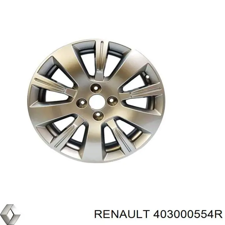 403000554R Renault (RVI) Discos de roda de aleação ligeira (de aleação ligeira, de titânio)