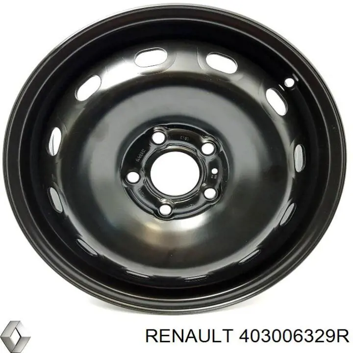 403006329R Renault (RVI) Discos de roda de aço (estampados)