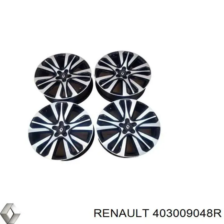 403009048R Renault (RVI) Discos de roda de aleação ligeira (de aleação ligeira, de titânio)