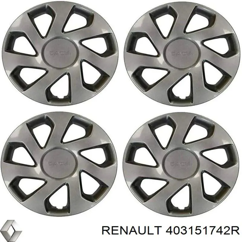 403151742R Renault (RVI) Coberta de disco de roda