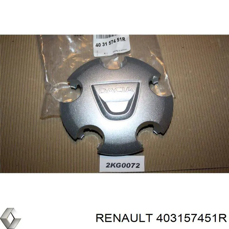 403157451R Renault (RVI) Coberta de disco de roda