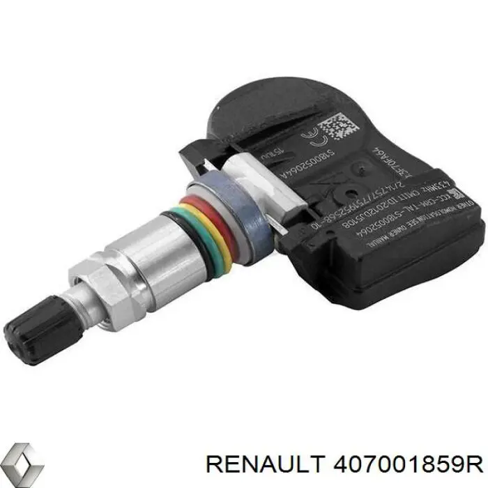 407001859R Renault (RVI) Sensor de pressão de ar nos pneus