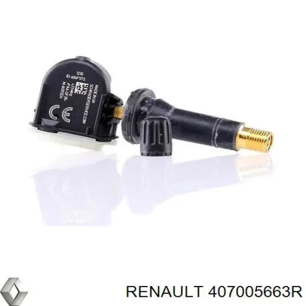 Compre 407005663R Renault (RVI) Sensor de pressão de ar nos pneus