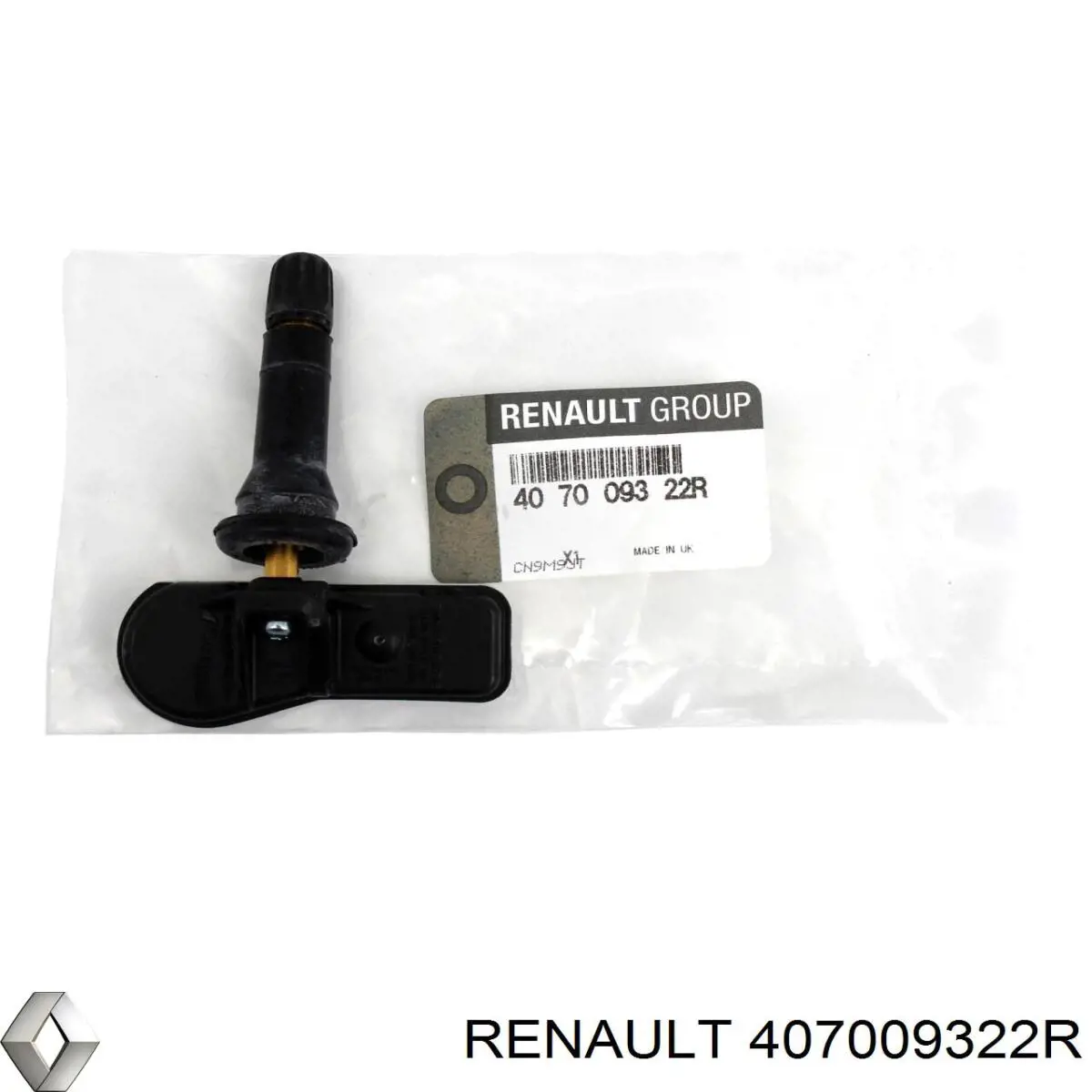 407009322R Renault (RVI) Sensor de pressão de ar nos pneus