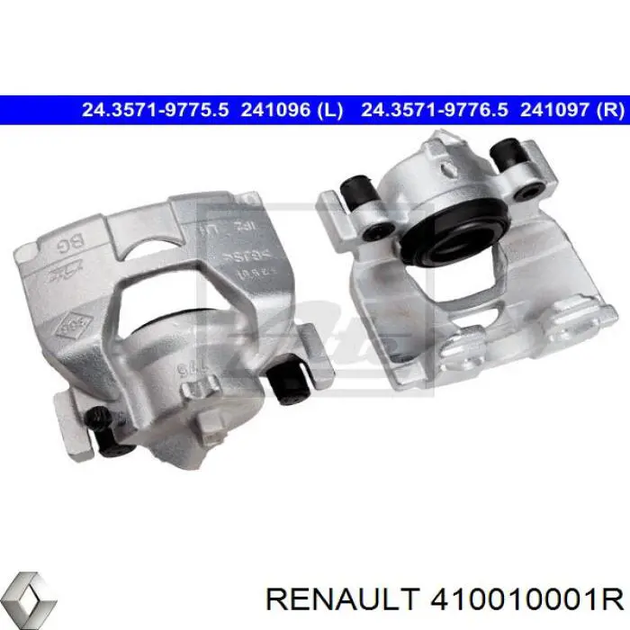 Suporte do freio dianteiro direito Renault (RVI) 410010001R preço, a partir de 57,99 USD