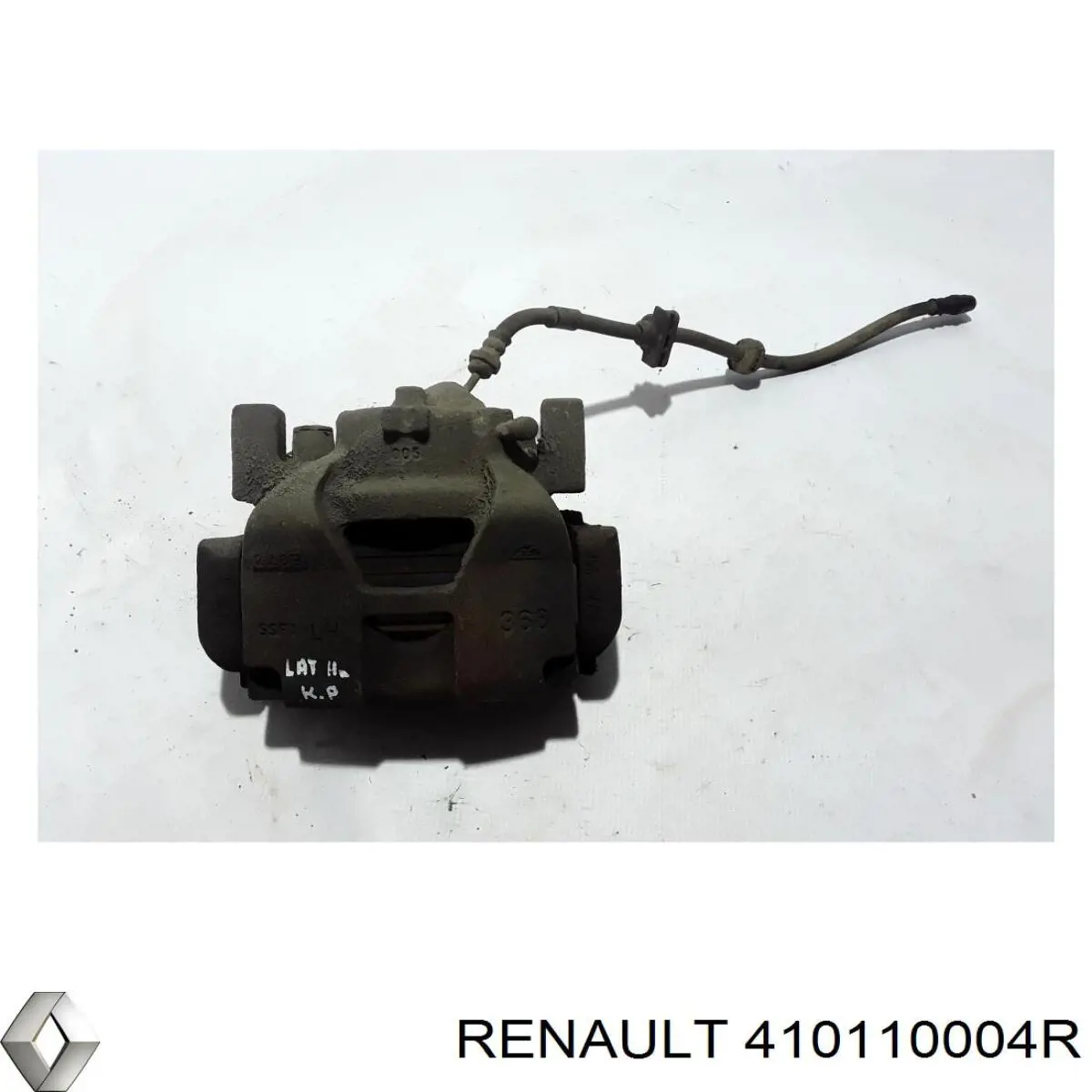 410110004R Renault (RVI) Suporte do freio dianteiro esquerdo