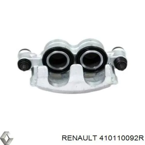 410110092R Renault (RVI) Suporte do freio dianteiro esquerdo