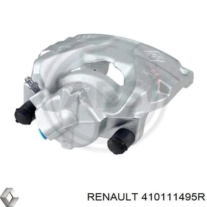 410111495R Renault (RVI) Suporte do freio dianteiro esquerdo