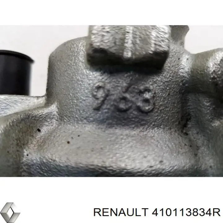 410113834R Renault (RVI) Suporte do freio dianteiro esquerdo
