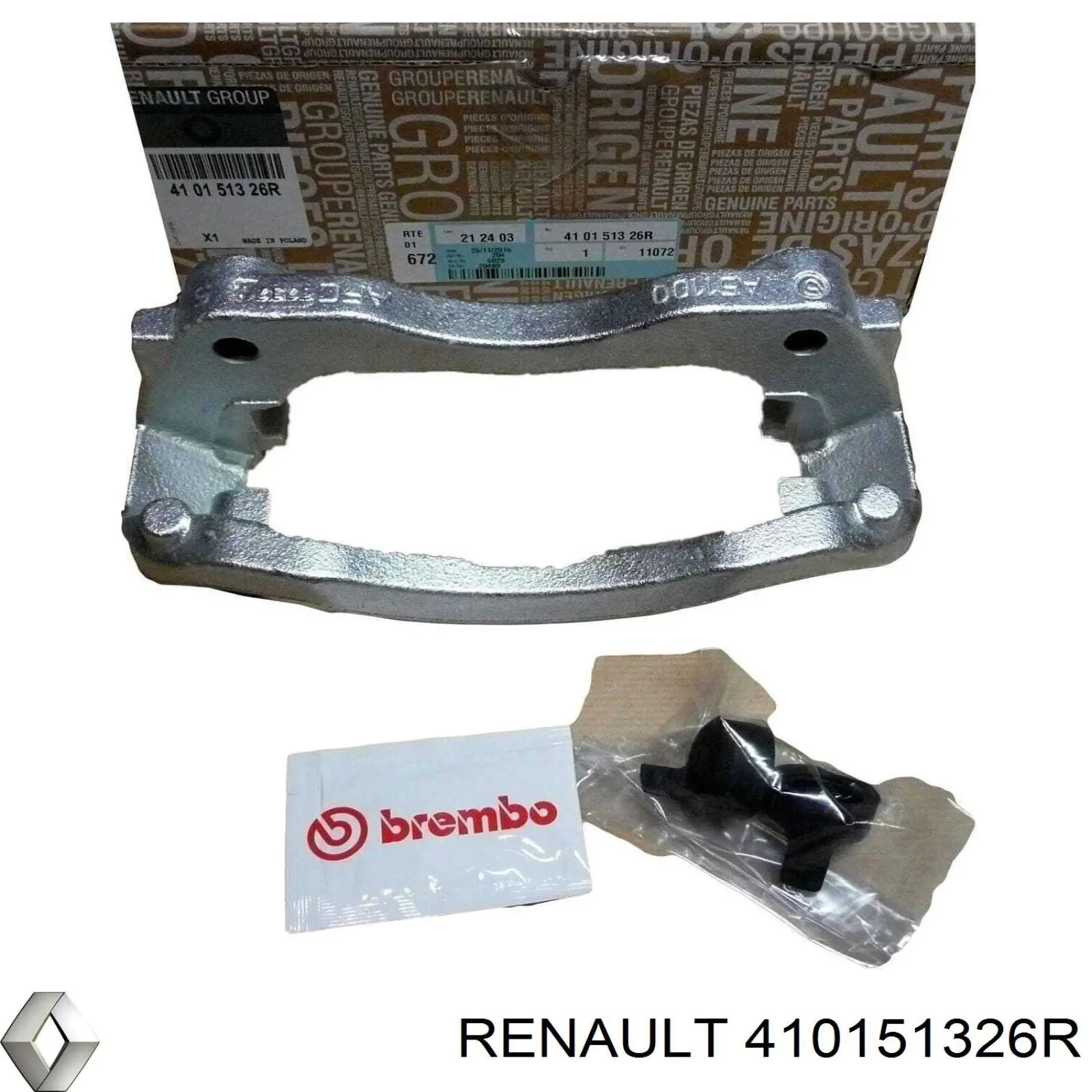 Braçadeira do freio de suporte dianteiro Renault (RVI) 410151326R preço, a partir de 74,86 USD