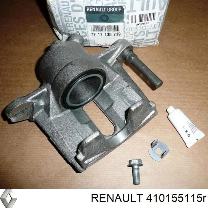 Braçadeira do freio de suporte dianteiro Renault (RVI) 410155115R preço, a partir de  