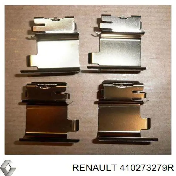 410273279R Renault (RVI) Kit de molas de fixação de sapatas de disco dianteiras