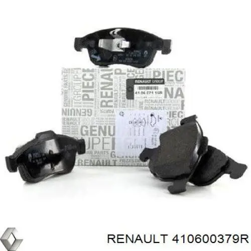 Sapatas do freio dianteiras de disco Renault (RVI) 410600379R preço, a partir de 32,78 USD