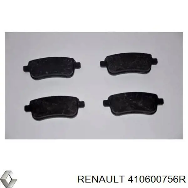 Sapatas do freio dianteiras de disco Renault (RVI) 410600756R preço, a partir de 35,70 USD