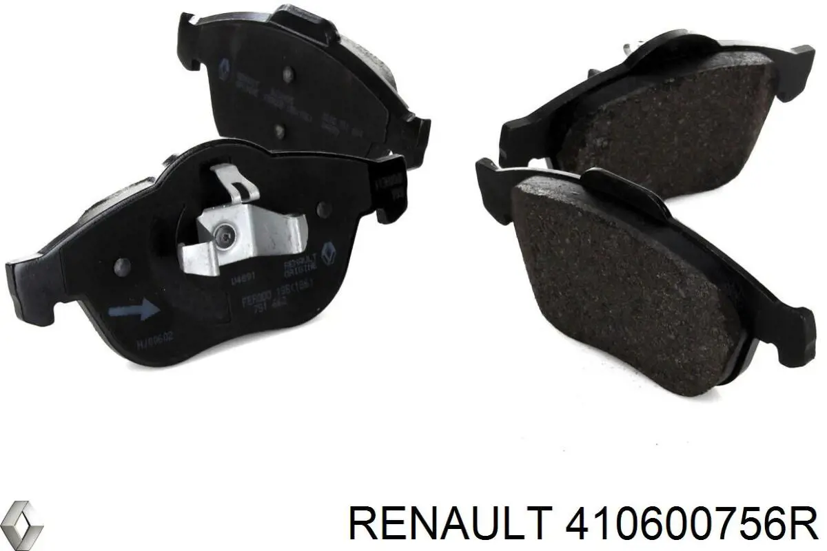 Compre 410600756R Renault (RVI) Sapatas do freio dianteiras de disco