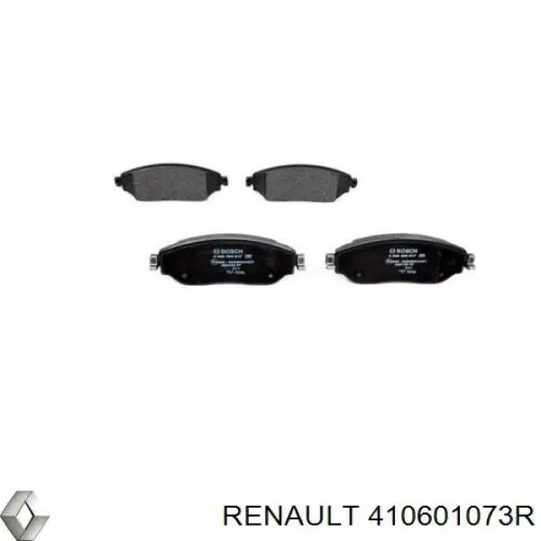 Compre 410601073R Renault (RVI) Sapatas do freio dianteiras de disco