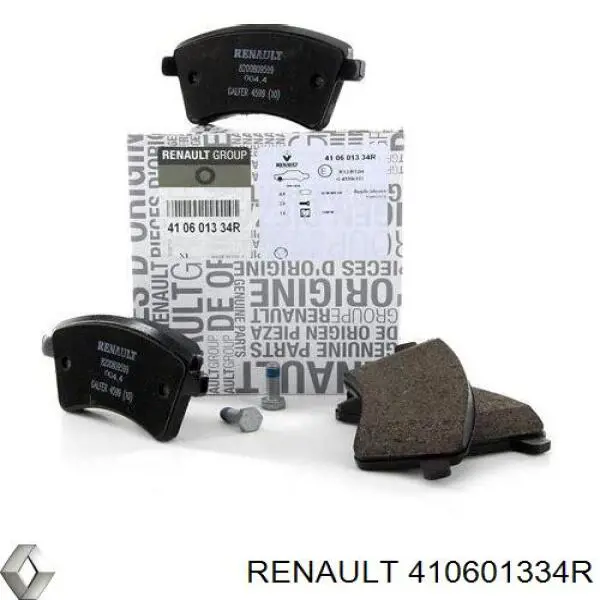 410601334R Renault (RVI) Sapatas do freio dianteiras de disco