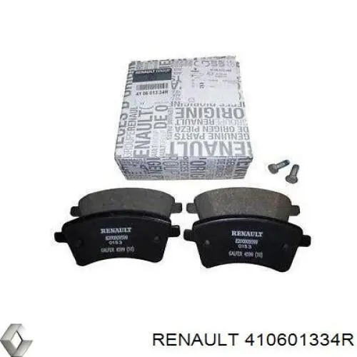 Sapatas do freio dianteiras de disco Renault (RVI) 410601334R preço, a partir de 32,35 USD