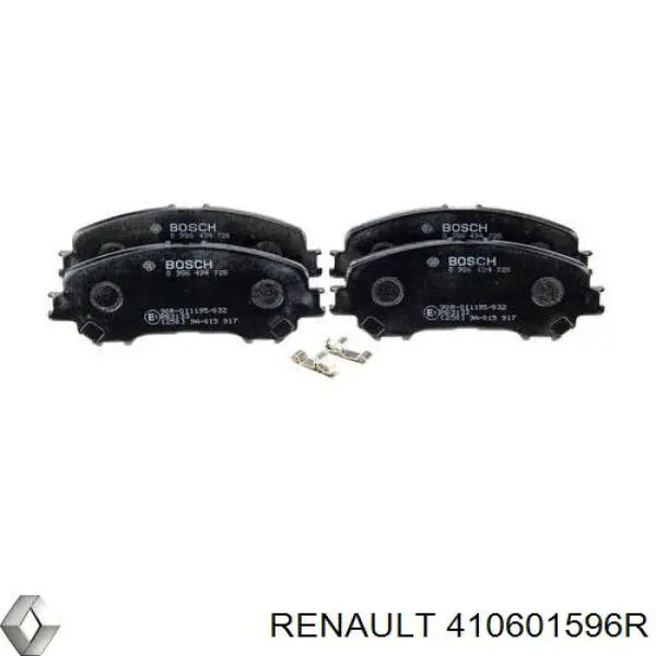Compre 410601596R Renault (RVI) Sapatas do freio dianteiras de disco