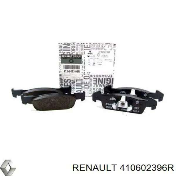 Sapatas do freio dianteiras de disco Renault (RVI) 410602396R preço, a partir de 26,61 USD