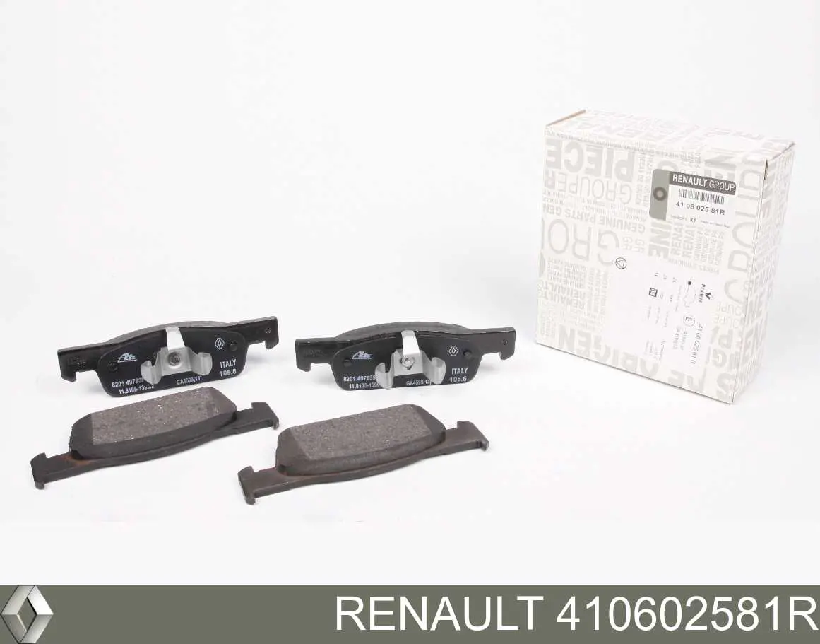 410602581R Renault (RVI) Sapatas do freio dianteiras de disco