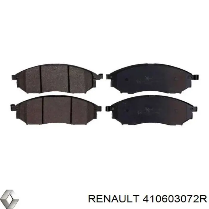 Compre 410603072R Renault (RVI) Sapatas do freio dianteiras de disco