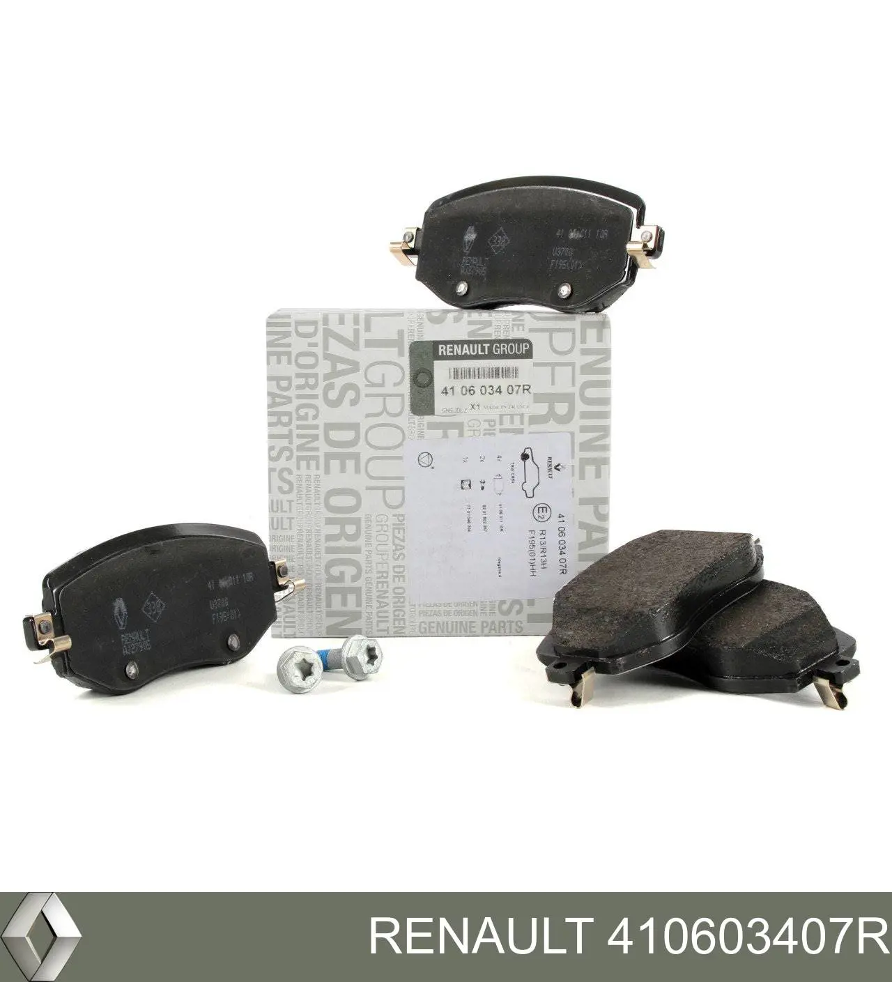 410603407R Renault (RVI) Sapatas do freio dianteiras de disco