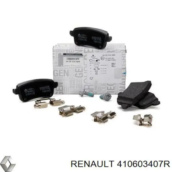 Compre 410603407R Renault (RVI) Sapatas do freio dianteiras de disco