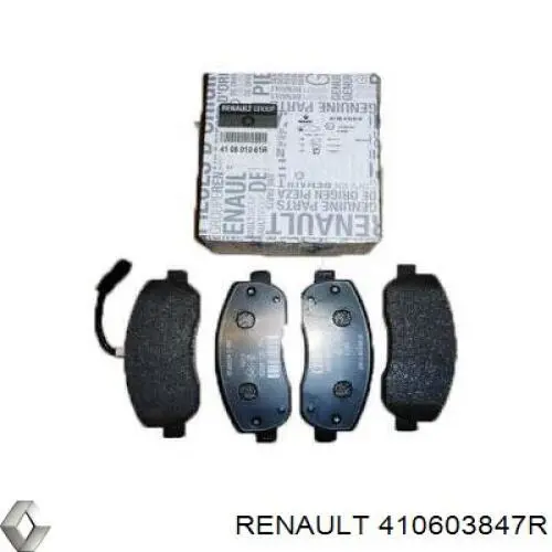 410603847R Renault (RVI) Sapatas do freio dianteiras de disco