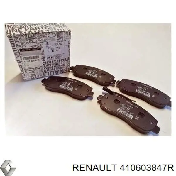 Compre 410603847R Renault (RVI) Sapatas do freio dianteiras de disco