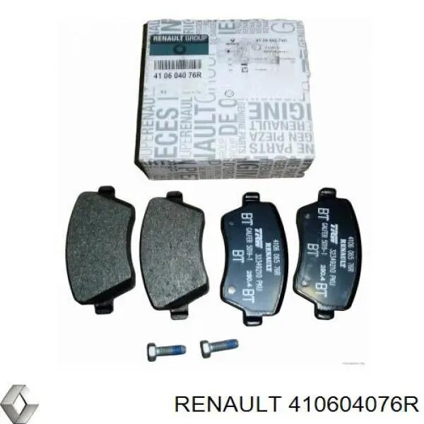 Compre 410604076R Renault (RVI) Sapatas do freio dianteiras de disco