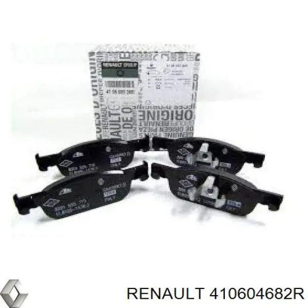 Sapatas do freio dianteiras de disco Renault (RVI) 410604682R preço, a partir de 23,57 USD