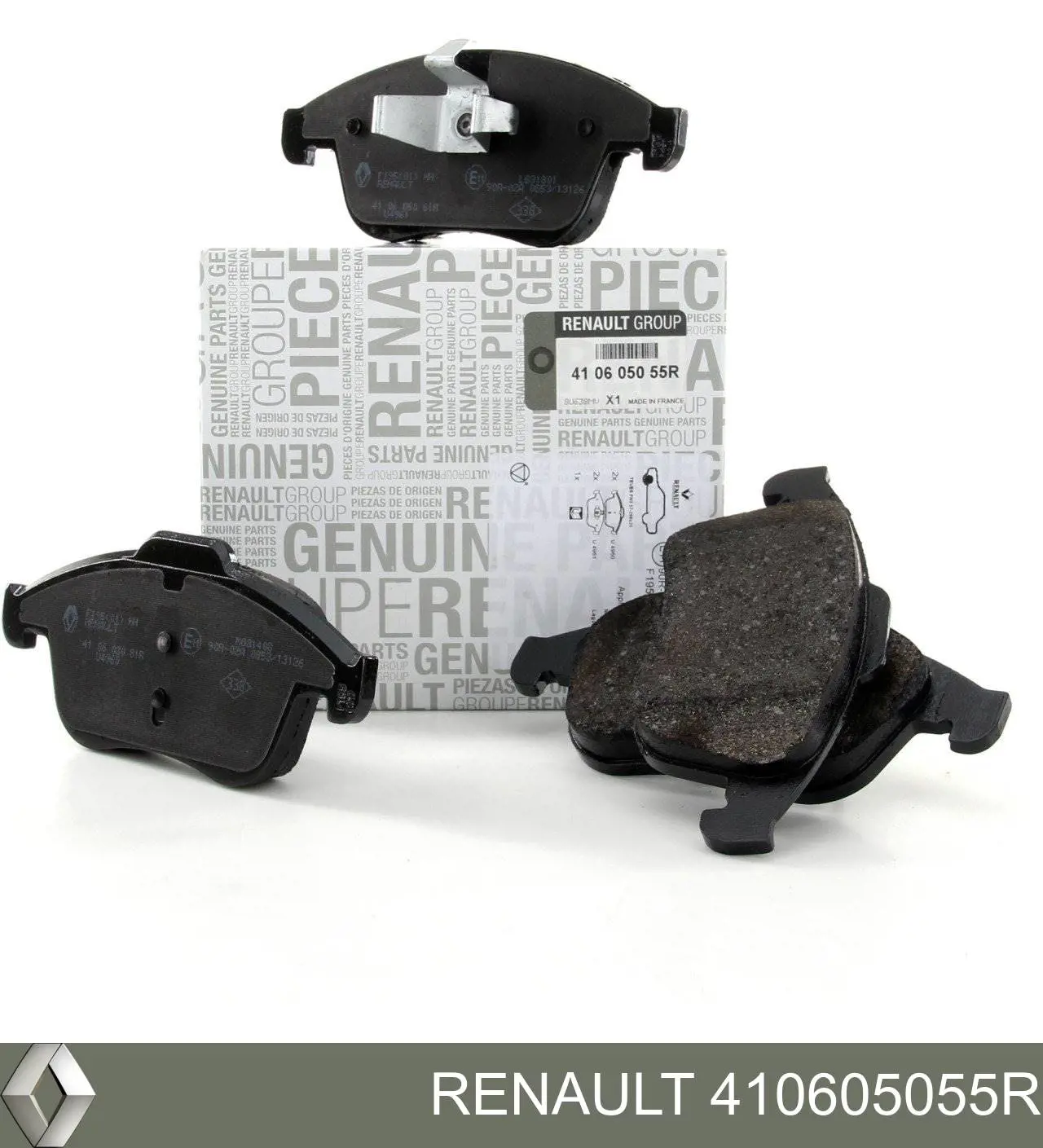 Sapatas do freio dianteiras de disco Renault (RVI) 410605055R preço, a partir de 33,57 USD