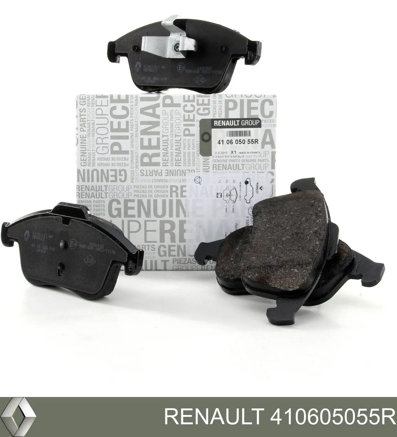 Compre 410605055R Renault (RVI) Sapatas do freio dianteiras de disco
