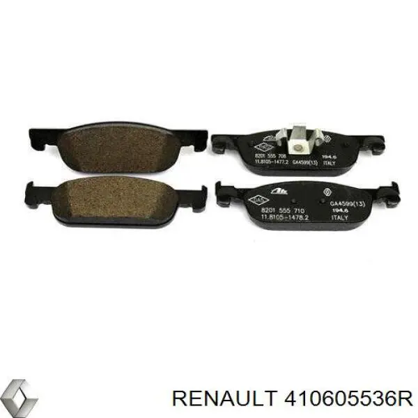 Compre 410605536R Renault (RVI) Sapatas do freio dianteiras de disco