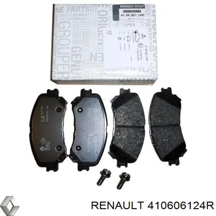 Sapatas do freio dianteiras de disco Renault (RVI) 410606124R preço, a partir de 37,95 USD