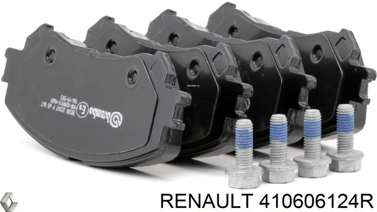 Compre 410606124R Renault (RVI) Sapatas do freio dianteiras de disco