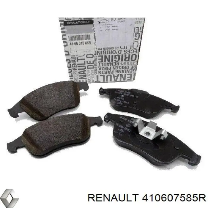 410607585R Renault (RVI) Sapatas do freio dianteiras de disco